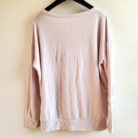 Chaser Love Graphic Cozy Knit Crewneck Long Sleeve Pullover Sweatshirt NWT - Picture 10 of 13